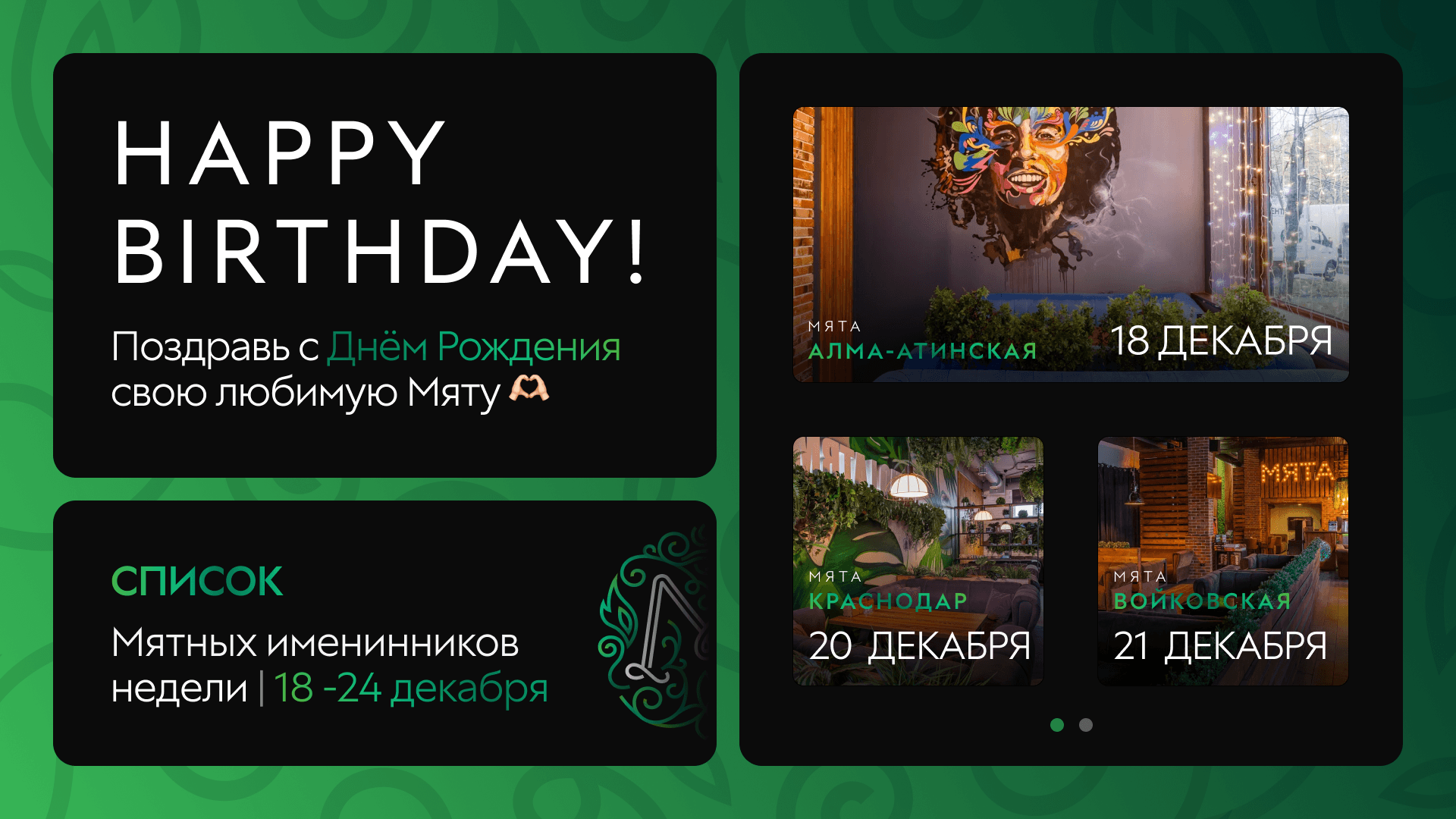 С Днем Рождения, Мятные Именинники! 🎂